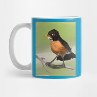 Robin Painting Mug